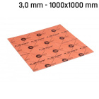 Plaque d'étanchéité GAMBIT AF-200 - 1000x1000x3,0 mm