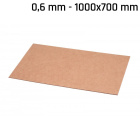 Plaque d'étanchéité Carton bitumé - 1000x700x0,6 mm