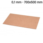 Plaque d'étanchéité Carton bitumé - 700x500x0,1 mm
