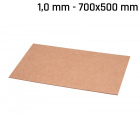 Plaque d'étanchéité Carton goudronné - 700x500x1,0 mm