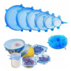 Couvercles universels en silicone pour aliments 6 pièces