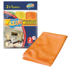 Chiffons en microfibre York Azur 3 pcs