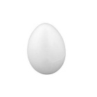 Oeuf en polystyrène blanc 15 cm pour décorations