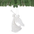 Décoration de Noël pour arbre ange blanc 16cm