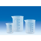 Tube de laboratoire PP 1000 ml, graduation bleue - VITLAB
