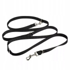Laisse pour chien noire réglable 5m