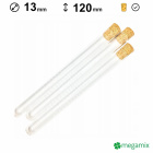 Éprouvettes en verre 120mm diamètre 13mm 10 pcs
