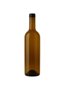 Bouteille en verre pour vin 750ml marron
