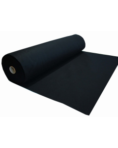 Tissu non tissé en feutre doux noir 3mm 150x50cm 400g/m²