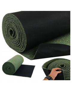 Feutre d'isolation phonique pour voiture 15 mm, 50 × 100 cm – avec velours noir