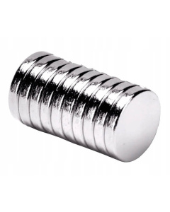 Aimant néodyme cylindrique puissant 10x1mm 10pcs