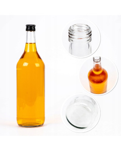 Bouteille en verre 1000ml 30cm MONOPOL