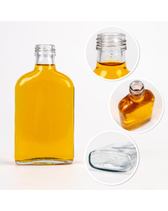 Bouteille en verre 5pcs 200ml 16cm &eacute;pais