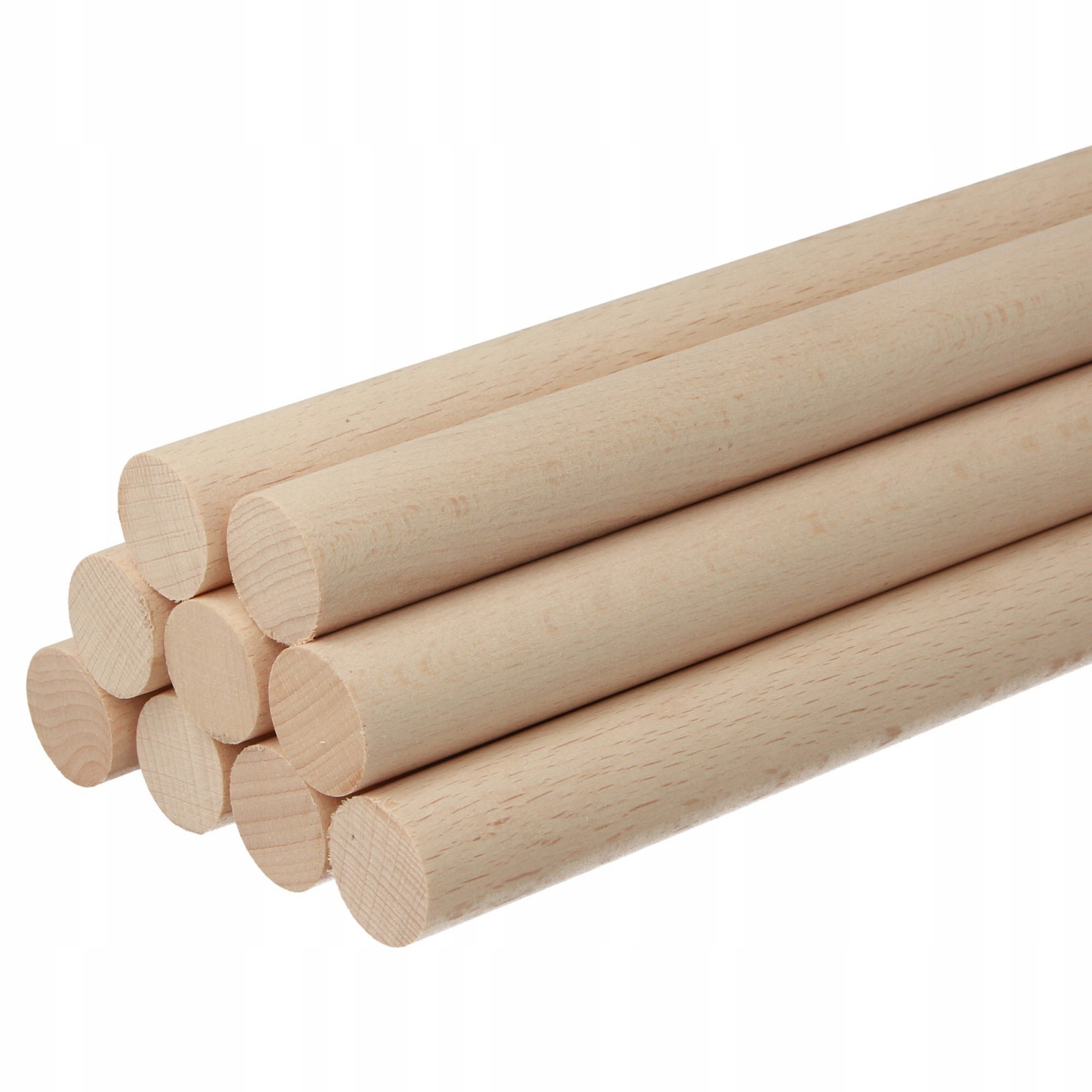 Bâton en bois 30cm 16mm bois de hêtre naturel megamix.sk
