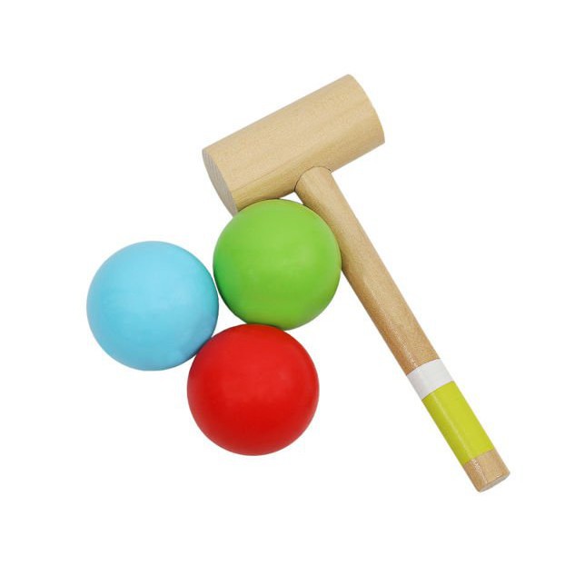 Cymbales en bois avec marteau pour enfants megamix.sk