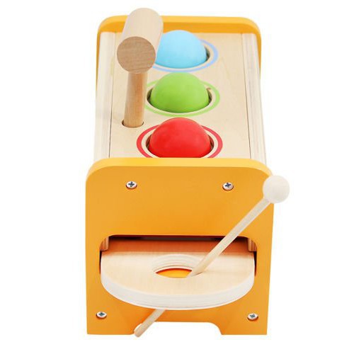 Cymbales en bois avec marteau pour enfants megamix.sk