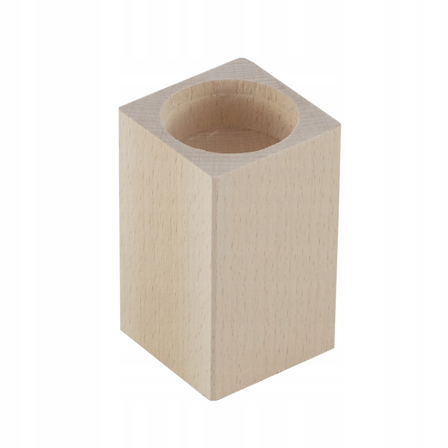 Bougeoirs carrés en bois 4 pcs 8-10-12-14cm megamix.sk