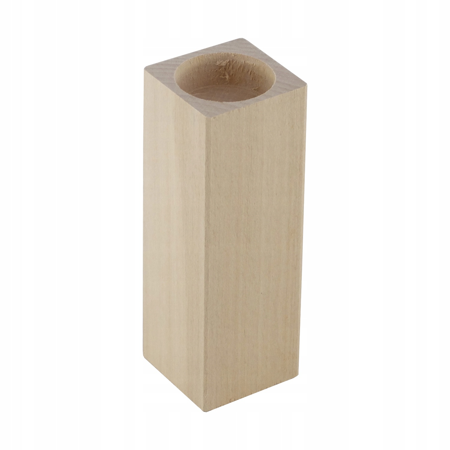 Bougeoirs carrés en bois 4 pcs 8-10-12-14cm megamix.sk