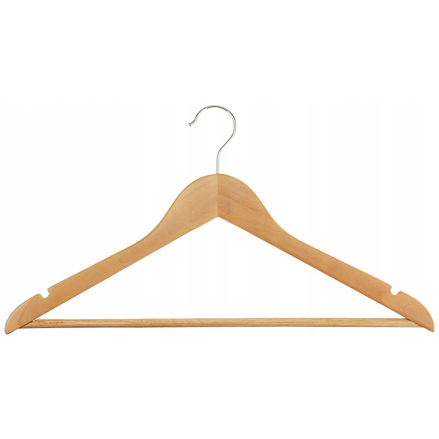 Cintres en bois 10 pcs pour vêtements megamix.sk
