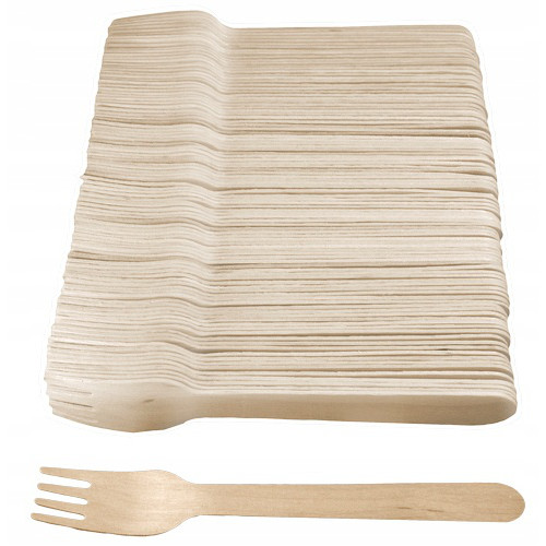 Fourchettes en bois 100 pcs 16 cm Eco megamix.sk