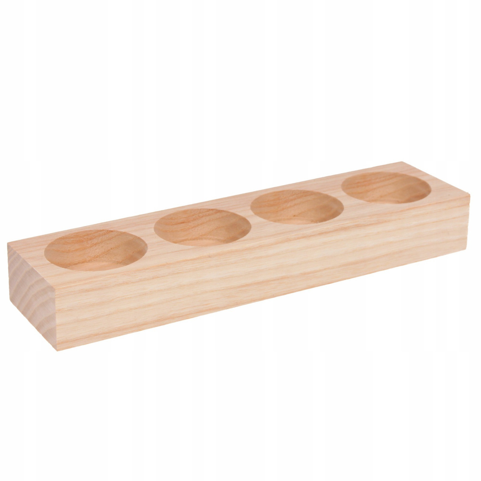 Chandelier en bois pour bougies chauffe-plat 4 trous 19,5x5x2,5cm megamix.sk