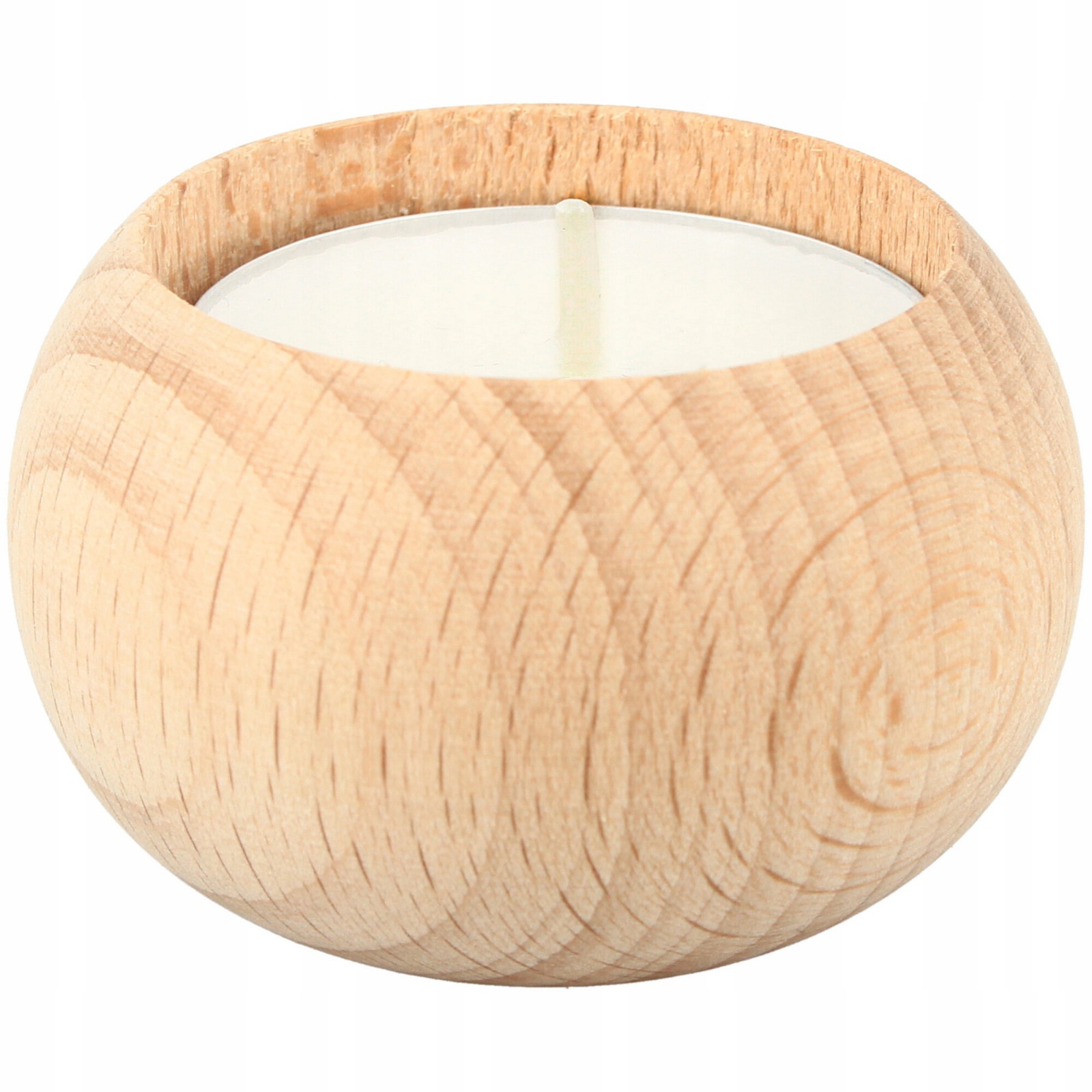 Bougeoir en bois ovale 5,2x3,5cm hêtre megamix.sk