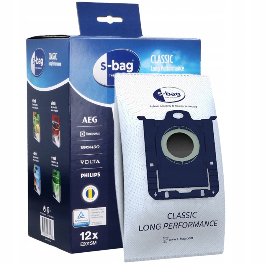 ELECTROLUX S-BAG sacs synthétiques 12 pcs megamix.sk
