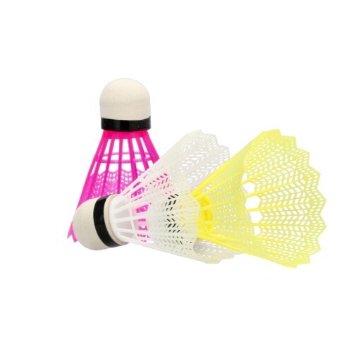 Volants de badminton colorés 3 pcs