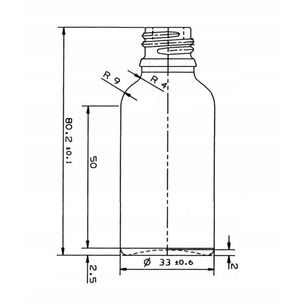 flacon 30ml pharmaceutique avec pipette et bouchon à vis megamix.sk