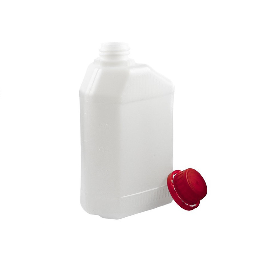 bouteille 500ml HDPE rectangulaire et bouchon à vis megamix.sk