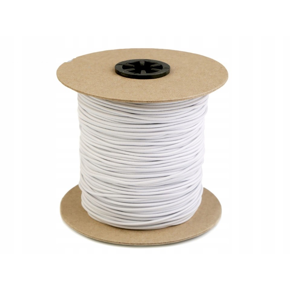 élastique rond pour couture Ø3mm 10m blanc élastique rond pour vêtements megamix.sk