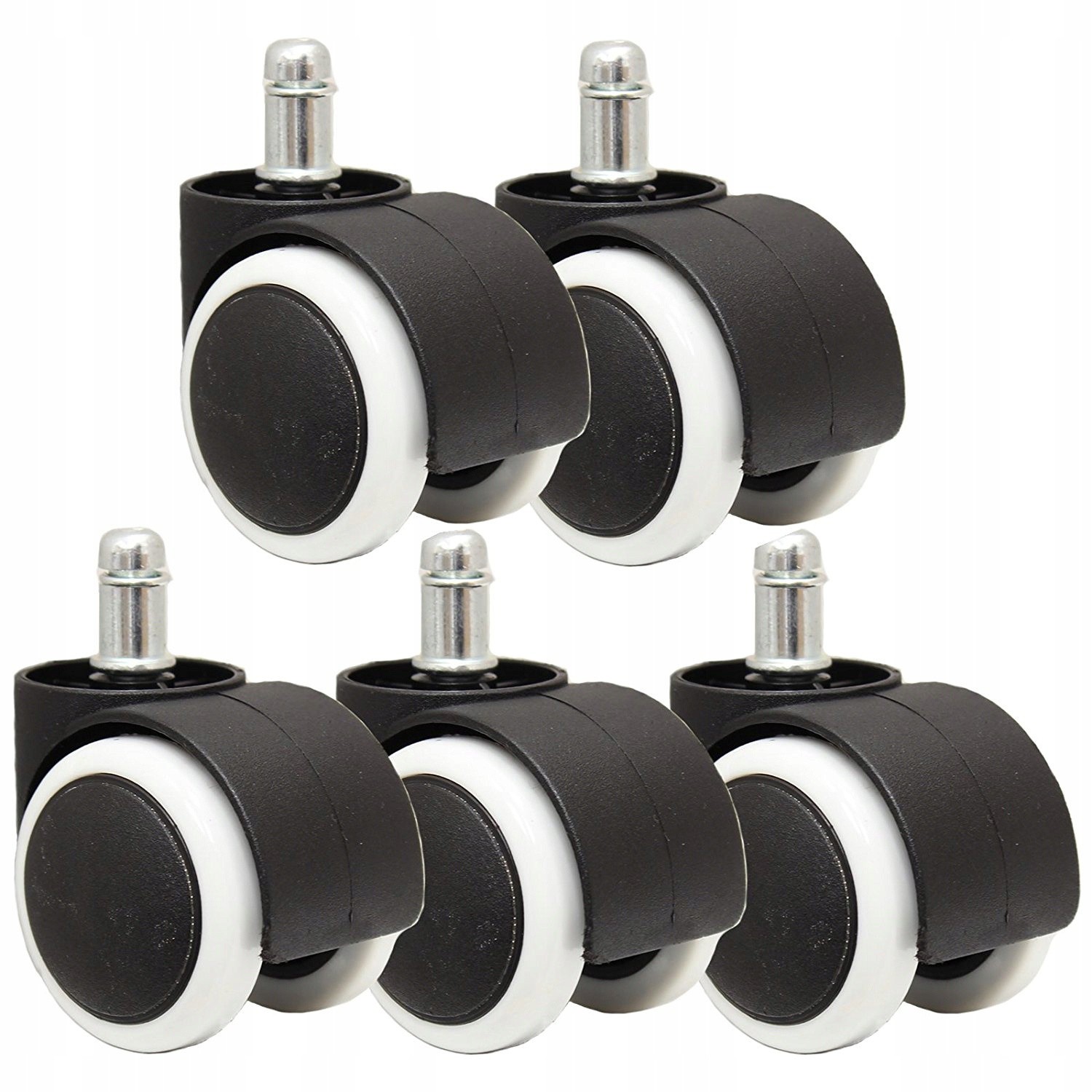 Roues en caoutchouc pour chaise 11mm 5pcs caoutchouc solide megamix.sk