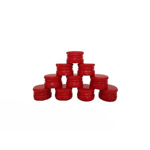 Bouchon vissable en aluminium 28/18 mm 50 pcs megamix.sk