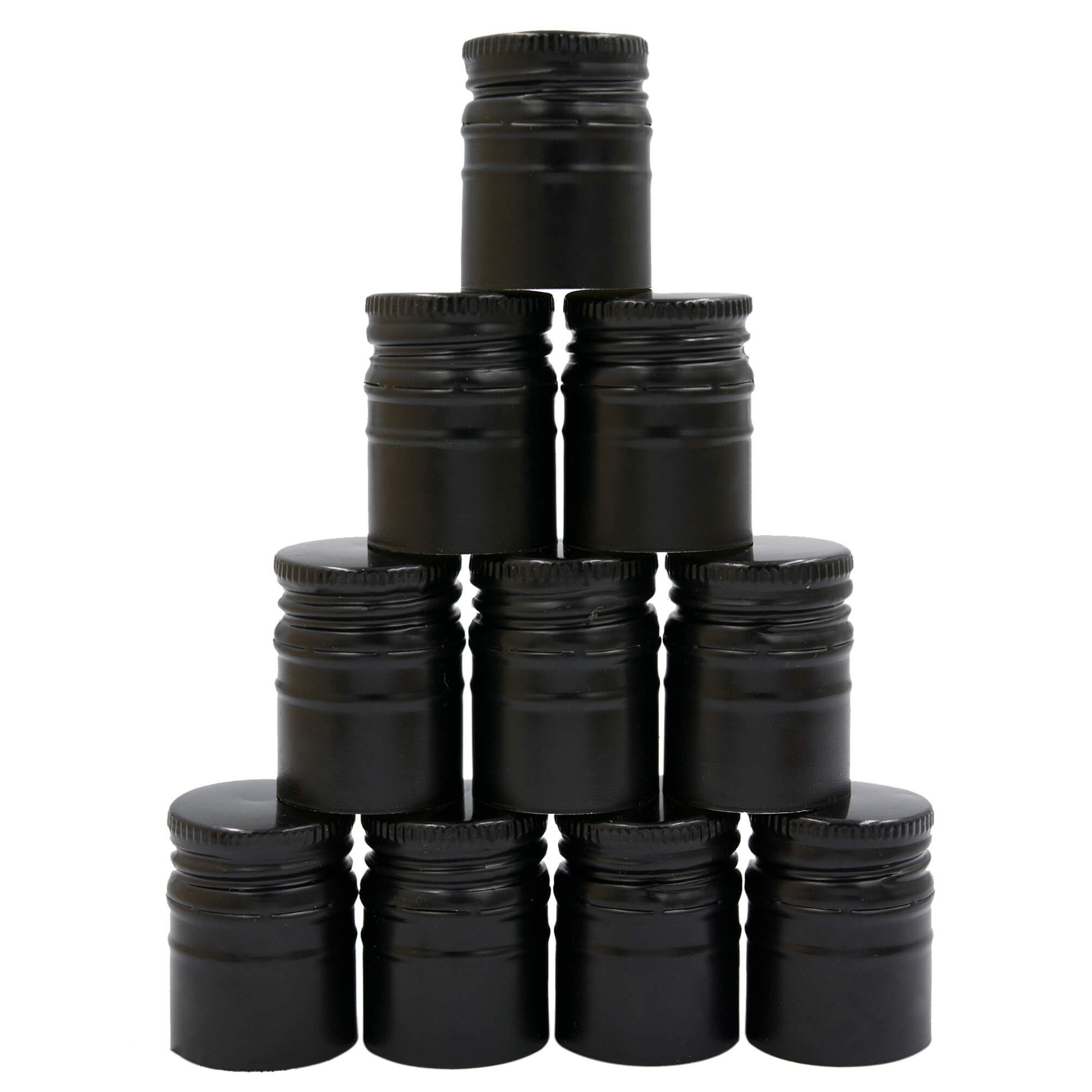 Bouchon vissable en aluminium 30/44 mm 50 pcs noir long megamix.sk