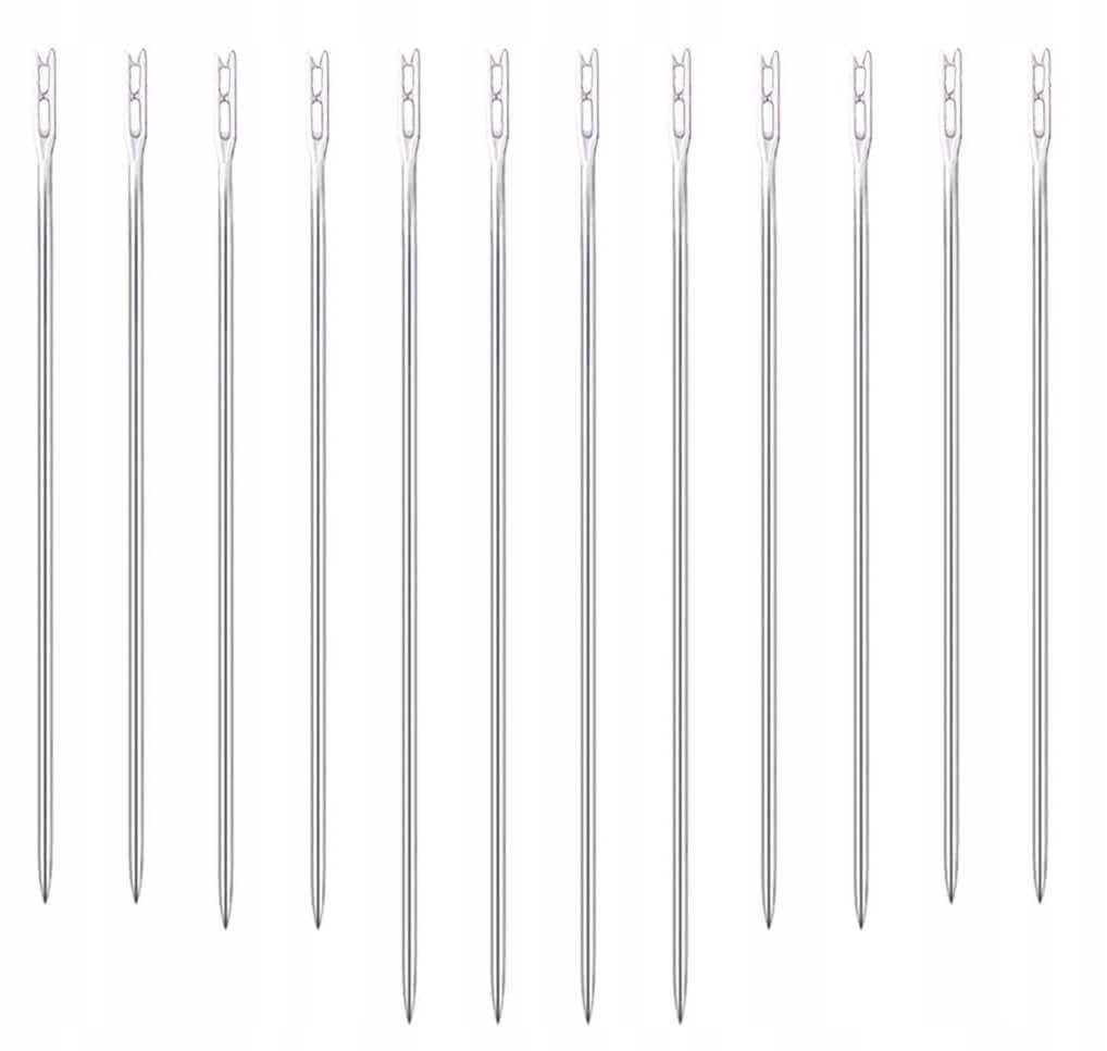 Aiguilles pour couture à la main auto-enfilantes 12 pcs megamix.shop
