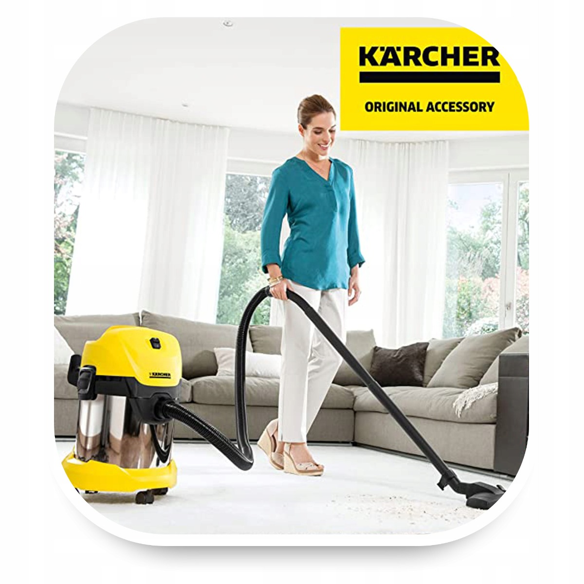 Sacs filtrants en molleton Kärcher pour aspirateur WD2 / WD3 4 pcs megamix.sk