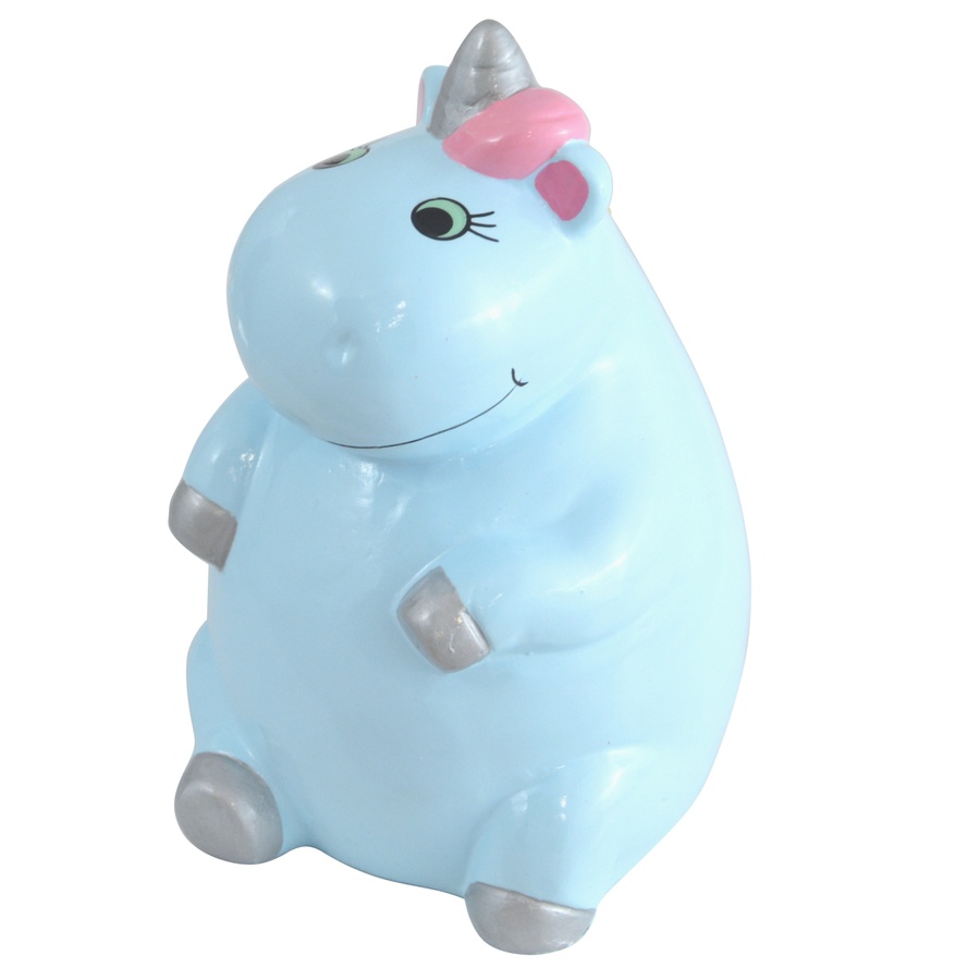 Tirelire en céramique Licorne différentes couleurs