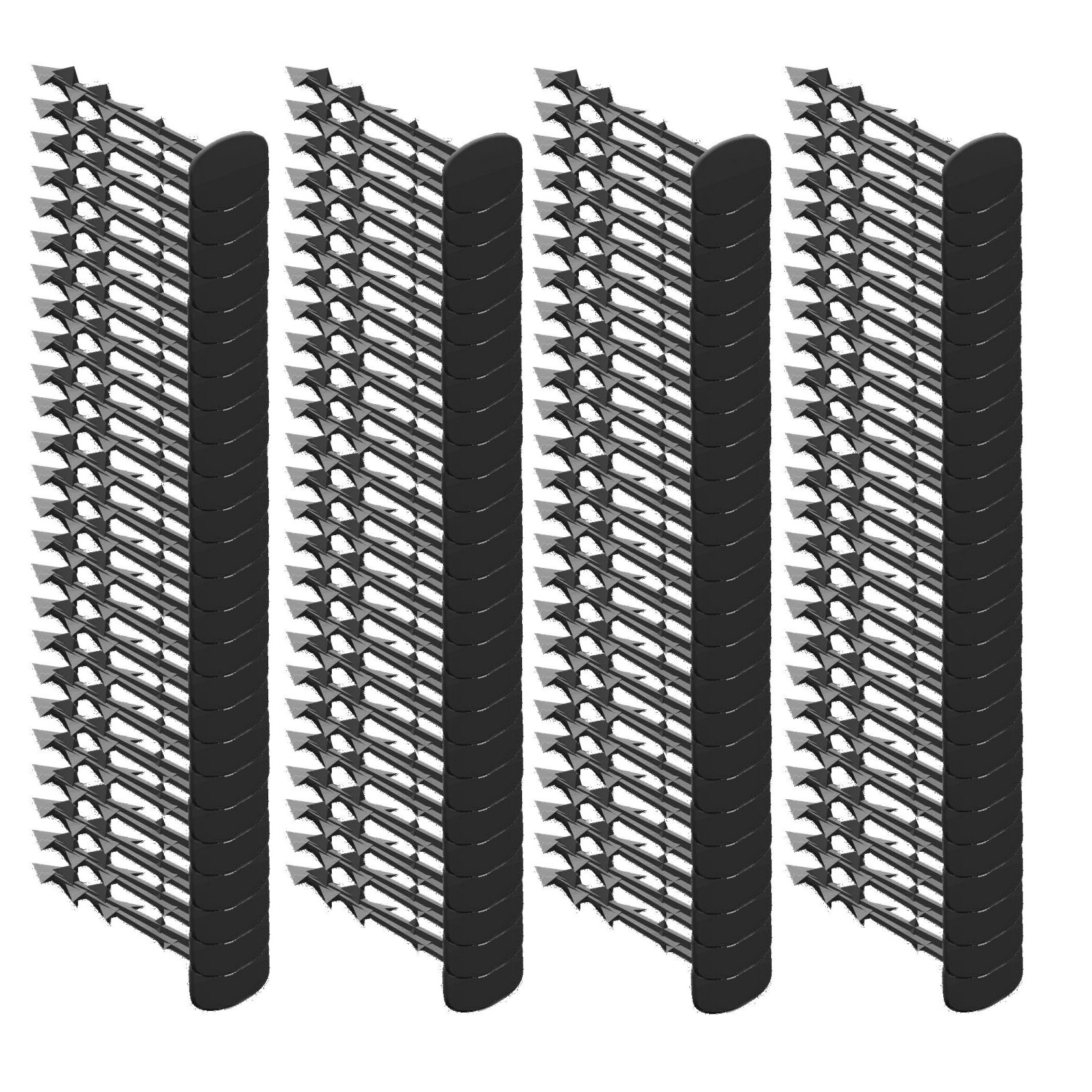 piquets pour tissu agricole 100 pcs 12,5 cm noirs megamix.sk