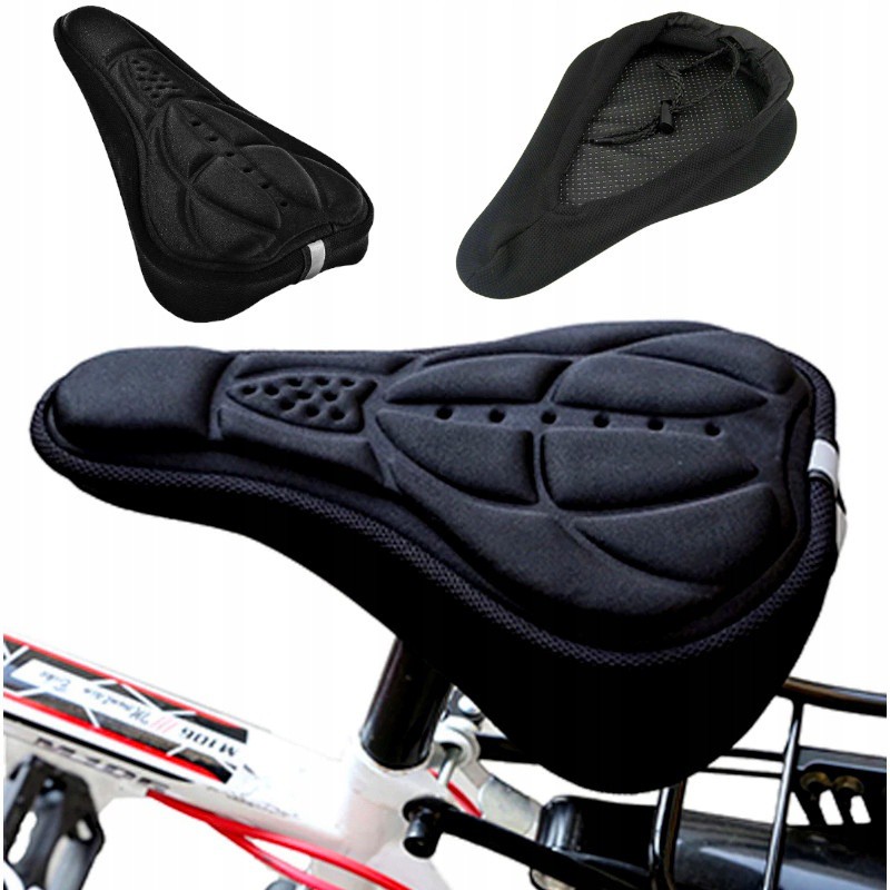 Housse de selle de vélo en gel 280x175mm noire megamix.sk