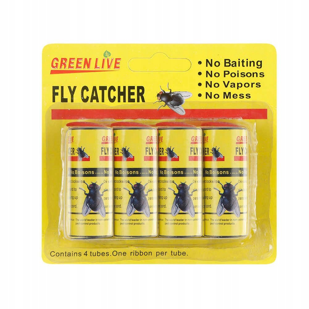 Bande adhésive attrape-mouches attrape-insectes 4 pcs megamix.sk