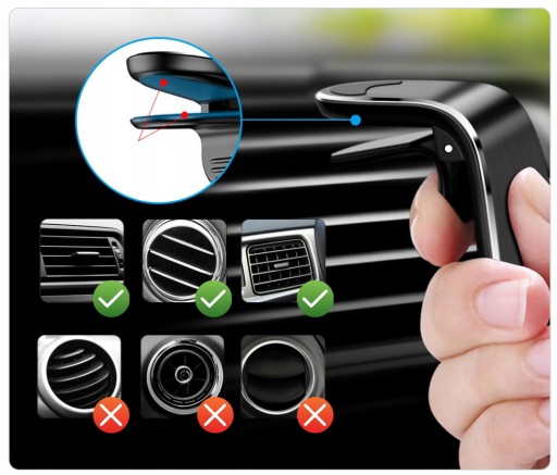 Support magnétique pour téléphone de voiture