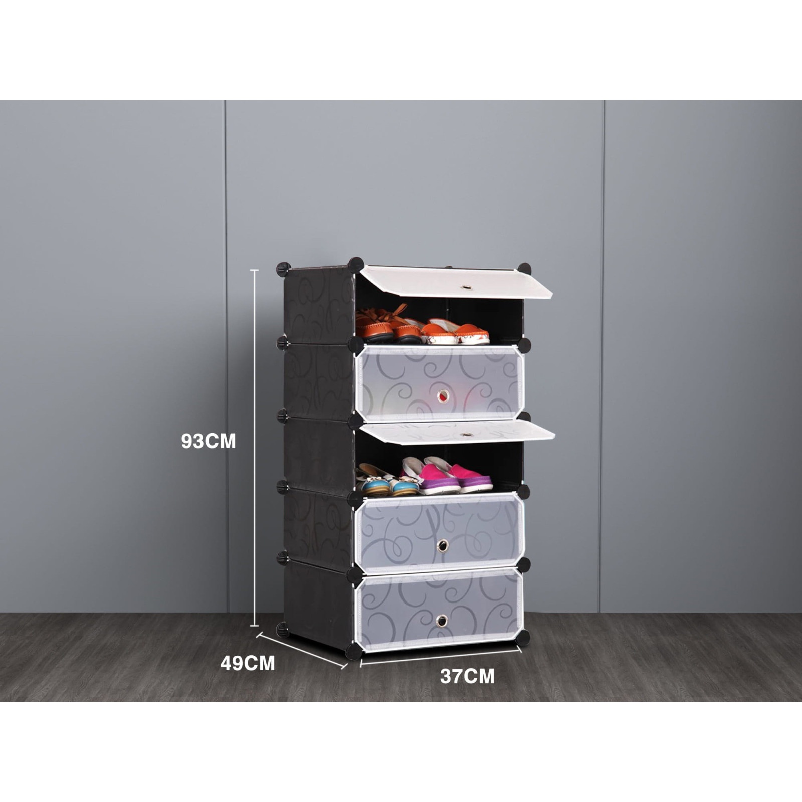 armoire modulaire pour chaussures 5 niveaux megamix.sk