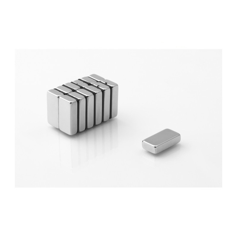 aimant néodyme plat MPL 20x10x5 N38H megamix.sk