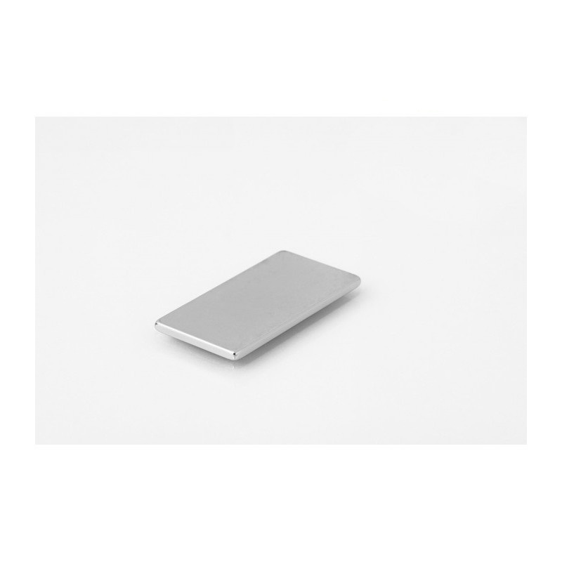 aimant néodyme plat MPL 40x20x2 N38 megamix.sk