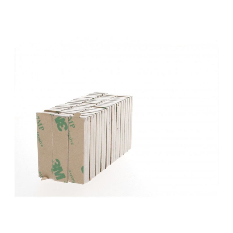 aimant en néodyme avec colle 3M MPL 40x10x4 N38 megamix.sk