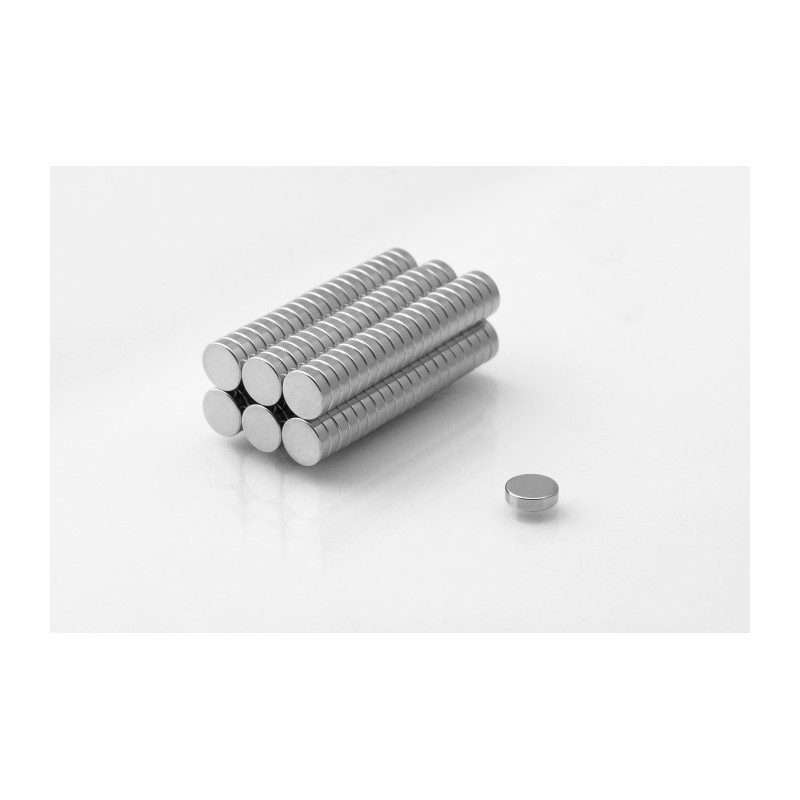 aimant néodyme cylindrique MW 7x2 N38 megamix.sk