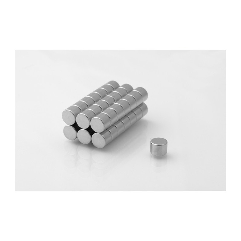 aimant cylindrique en néodyme MW 8x6 N38 megamix.sk