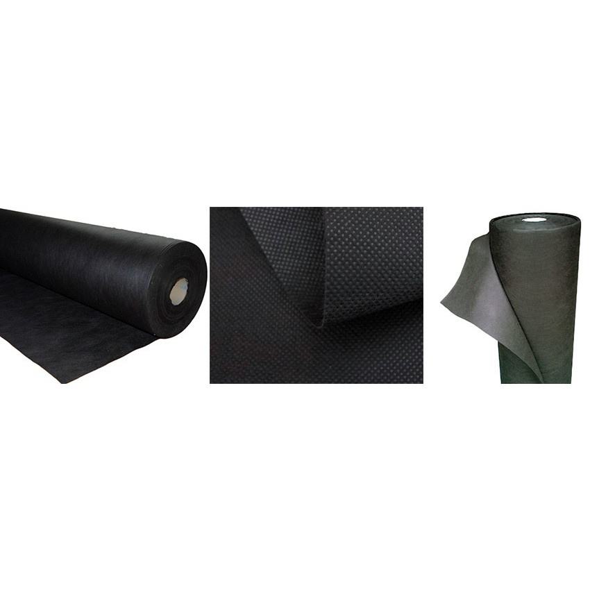 agrotextile non tissé 160cm 1mb 100g/m2 noir épais solide megamix.sk