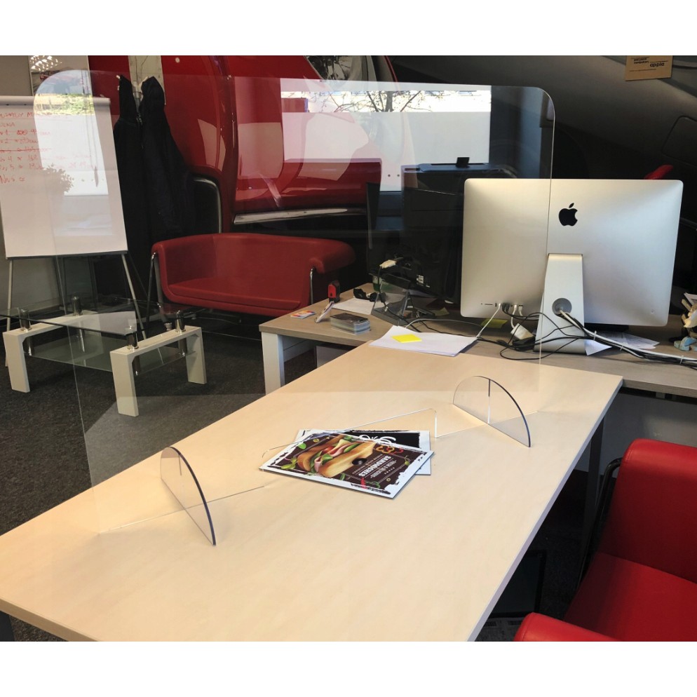 plexiglas protecteur pour comptoir avec ouverture barrière de protection en polycarbonate megamix.sk