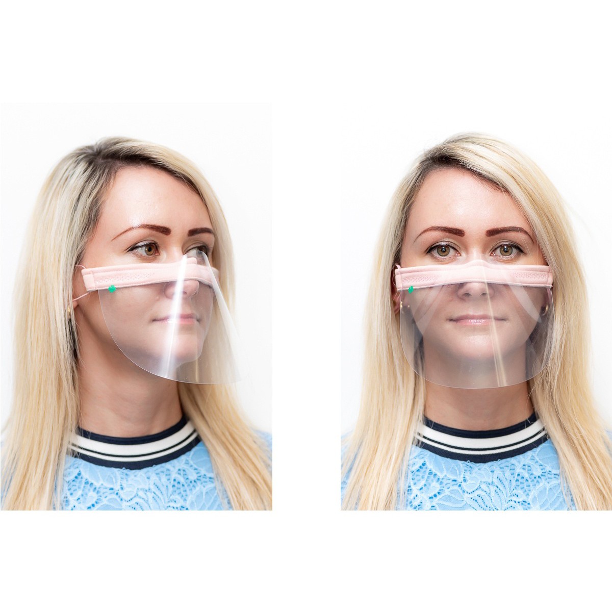 couvre-visage protecteur masque transparent nez bouche 21x12cm universel megamix.sk